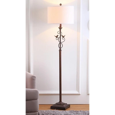 Birdsong Floor Lamp - LIT4338 - Oil Rub Bronze - Safavieh 4 Birdsong Floor Lamp - LIT4338 - Oil Rub Bronze - Safavieh - Image 2