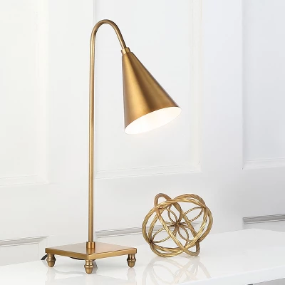 Annetta Table Lamp - 20 Inch Height - TBL4022 - Brass - Safavieh 5 Annetta Table Lamp - 20 Inch Height - TBL4022 - Brass - Safavieh - Image 3