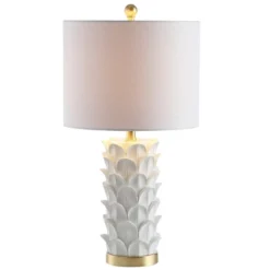 Nico Table Lamp (Set Of 2) - 25 Inch Height - TBL4116 - White/Gold - Safavieh -Safavieh Shop GUEST 77cea0f4 8416 4e6c aa98 37f17e5923cf