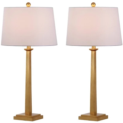 Andino Table Lamp (Set Of 2) - 31.5 Inch Height - TBL4024 - Gold/White - Safavieh 3 Andino Table Lamp (Set Of 2) - 31.5 Inch Height - TBL4024 - Gold/White - Safavieh