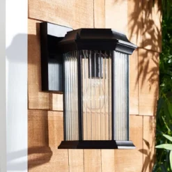 Hylan 8.46" Outdoor Sconce (Set Of 2) - PLT7006 - Black - Safavieh -Safavieh Shop GUEST 7c96ecdc 5f19 4aac 9ec8 41a6663f7bc3