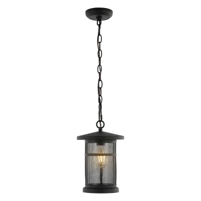 Osprey 8" Outdoor Pendant - PLT4030 - Black - Safavieh 3 Osprey 8" Outdoor Pendant - PLT4030 - Black - Safavieh