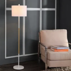 Melrose Floor Lamp - FLL4034 - White - Safavieh -Safavieh Shop GUEST 826746d9 35df 4490 9370 a30933ea2bbb
