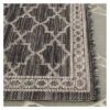 Brielle Outdoor Rug - Black / Beige - Safavieh