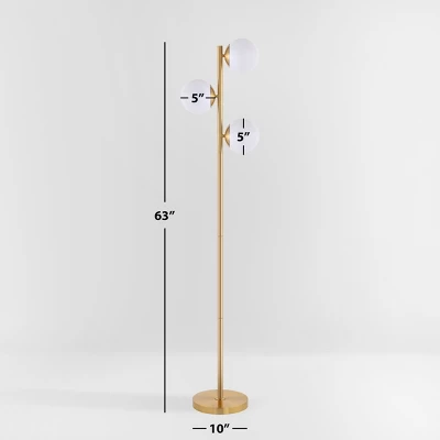 Devlyn 3 Light 62" Floor Lamp - FLL4104 - Gold - Safavieh 11 Devlyn 3 Light 62" Floor Lamp - FLL4104 - Gold - Safavieh - Image 9