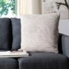 Bella Gigi Knit Pillow - Palewisper - 20" X 20" - Safavieh 2 Bella Gigi Knit Pillow - Palewisper - 20" X 20" - Safavieh -Safavieh Shop GUEST 83fb3750 fa86 4e43 9f50 baabc5171c33