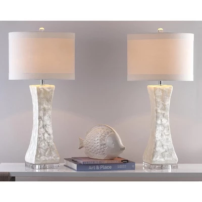 Shelley Concave Table Lamp - 30 Inch Height - LIT4146 - Safavieh 6 Shelley Concave Table Lamp - 30 Inch Height - LIT4146 - Safavieh - Image 4