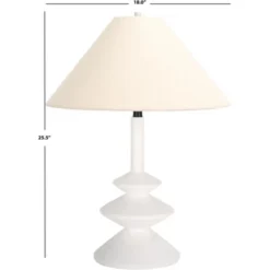 Jessy Table Lamp - 25 Inch Height - TBL7027 - White - Safavieh 11 Jessy Table Lamp - 25 Inch Height - TBL7027 - White - Safavieh -Safavieh Shop GUEST 874187dd 5ec4 451a a9d4 849fe476627f