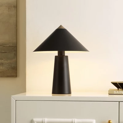 Syuna Table Lamp - 17 Inch Height - TBL4531 - Black/Gold - Safavieh 5 Syuna Table Lamp - 17 Inch Height - TBL4531 - Black/Gold - Safavieh - Image 3