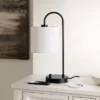 Lybrin Table Lamp W/ USB Port - 19.25 Inch Height - TBL4455 - Black - Safavieh