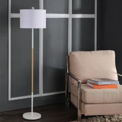 Melrose Floor Lamp - FLL4034 - White - Safavieh