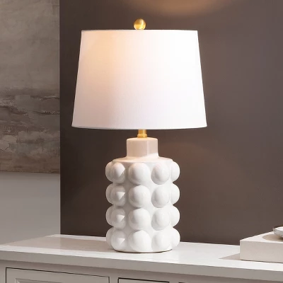 Konny Table Lamp - 24 Inch Height - TBL4608 - Antique White - Safavieh 5 Konny Table Lamp - 24 Inch Height - TBL4608 - Antique White - Safavieh - Image 3