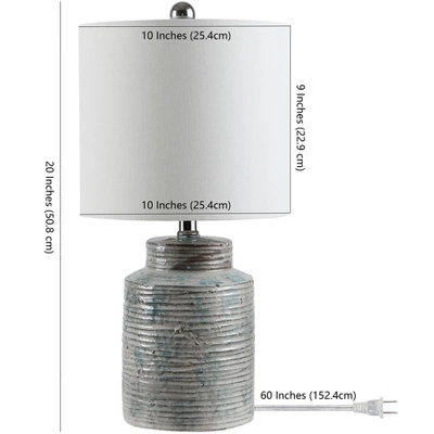 Boris Glass Table Lamp - Blue - Safavieh 4 Boris Glass Table Lamp - Blue - Safavieh - Image 2