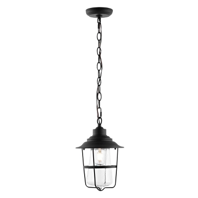 Penber 8.5" Outdoor Pendant - PLT4039 - Black - Safavieh 3 Penber 8.5" Outdoor Pendant - PLT4039 - Black - Safavieh