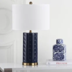 Roxanne Table Lamp (Set Of 2) - Navy - Safavieh -Safavieh Shop GUEST 93766016 9c56 40f3 a05c aed70c143554