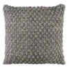 20"x20" Oversize Janan Knit Square Throw Pillow Dark Gray - Safavieh