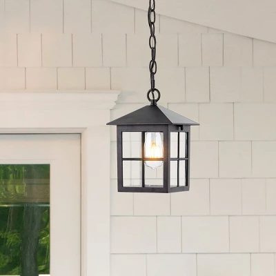 Penryn 7.25" Outdoor Pendant - PLT4031 - Oil Rub Bronze - Safavieh 6 Penryn 7.25" Outdoor Pendant - PLT4031 - Oil Rub Bronze - Safavieh - Image 4