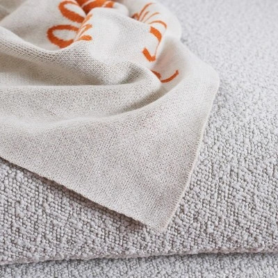 Pumpkin Throw - Natural/Orange - 50" X 60" - Safavieh. 4 Pumpkin Throw - Natural/Orange - 50" X 60" - Safavieh. - Image 2