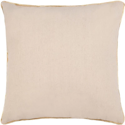 Cold Outside Pillow - Beige/Gold - 18" X 18" - Safavieh 3 Cold Outside Pillow - Beige/Gold - 18" X 18" - Safavieh
