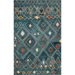 Edythe Geometric Hooked Rug - Safavieh -Safavieh Shop GUEST 99cda7c6 53b3 44c9 b8a2 0d11001eecb2