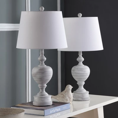 Alban Table Lamp - 27 Inch Height - TBL4122 - Safavieh 3 Alban Table Lamp - 27 Inch Height - TBL4122 - Safavieh
