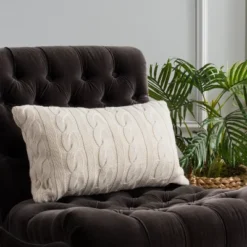 Sweater Knit Pillow - Safavieh