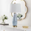 Eliana Glass Table Lamp - Blue - Safavieh -Safavieh Shop GUEST aa46ee47 070a 4265 bb75 1ae32ca5119a