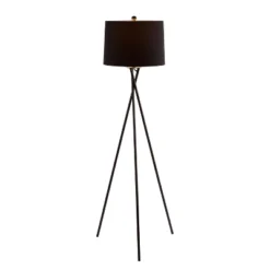 Parsen Floor Lamp - FLL4084 - Black - Safavieh