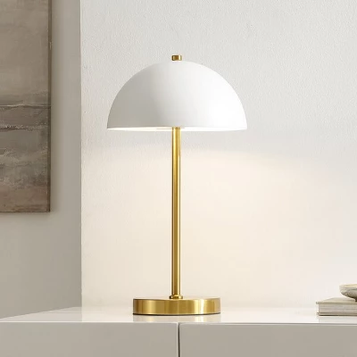 Goldie Table Lamp - 18 Inch Height - TBL4566 - Brass/White - Safavieh 4 Goldie Table Lamp - 18 Inch Height - TBL4566 - Brass/White - Safavieh - Image 2