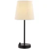 Fowley Table Lamp W/ USB Port - 18.75 Inch Height - TBL4461 - Black - Safavieh