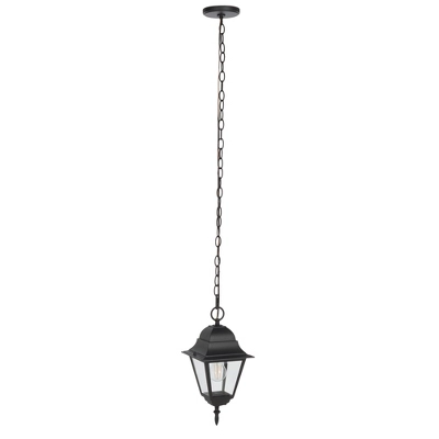 Rhion 7.1" Outdoor Pendant - PLT7027 - Black - Safavieh 6 Rhion 7.1" Outdoor Pendant - PLT7027 - Black - Safavieh - Image 4