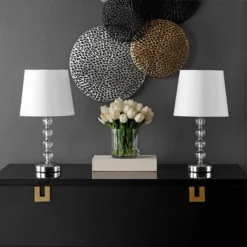 Nola Stacked Crystal Ball Lamp - 16 Inch Height - LIT4123 - Safavieh 20 Nola Stacked Crystal Ball Lamp - 16 Inch Height - LIT4123 - Safavieh -Safavieh Shop GUEST adac5406 82da 472c 9048 85c0b7974617