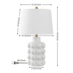 Konny Table Lamp - 24 Inch Height - TBL4608 - Antique White - Safavieh 9 Konny Table Lamp - 24 Inch Height - TBL4608 - Antique White - Safavieh -Safavieh Shop GUEST ae8bf671 9f6c 40af b0a1 4dfe343c8e31