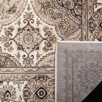 3'3"x4'7" Medallion Loomed Accent Rug Ivory - Safavieh 4 3'3"x4'7" Medallion Loomed Accent Rug Ivory - Safavieh - Image 2