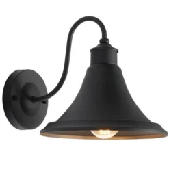 Graylyn 9" Outdoor Wall Sconce (Set Of 2) - PLT7016 - Black - Safavieh -Safavieh Shop GUEST b0b817e4 5a70 47ea 85e7 ce86b3223d3b