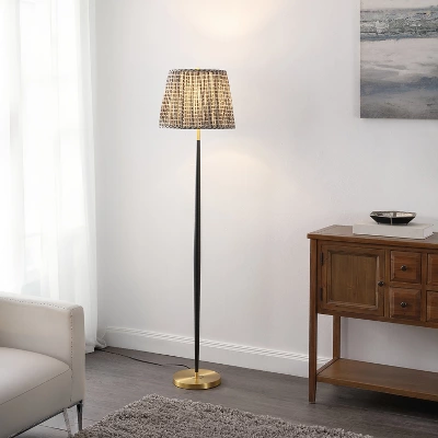 Carlyle 64" Floor Lamp - FLL4147 - Black/Brass - Safavieh 5 Carlyle 64" Floor Lamp - FLL4147 - Black/Brass - Safavieh - Image 3
