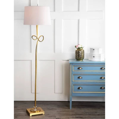 66.5" Liana Floor Lamp Gold (Includes CFL Light Bulb) - Safavieh 5 66.5" Liana Floor Lamp Gold (Includes CFL Light Bulb) - Safavieh - Image 3