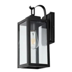 Clemens 6.65" Outdoor Sconce (Set Of 2) - PLT4018 - Black - Safavieh -Safavieh Shop GUEST b81dbd01 1a42 4499 9617 25291490584d
