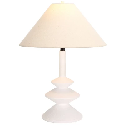 Jessy Table Lamp - 25 Inch Height - TBL7027 - White - Safavieh 3 Jessy Table Lamp - 25 Inch Height - TBL7027 - White - Safavieh