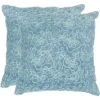 Tape Swirl Pillow (Set Of 2) - Wedgwood Blue - 20" X 20" - Safavieh 1 Tape Swirl Pillow (Set Of 2) - Wedgwood Blue - 20" X 20" - Safavieh -Safavieh Shop GUEST bbe19219 97fd 455d b4ca bfac9a451e78
