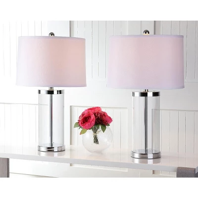 Jeanie Glass Table Lamp - 25 Inch Height - LIT4013 - Safavieh 4 Jeanie Glass Table Lamp - 25 Inch Height - LIT4013 - Safavieh - Image 2