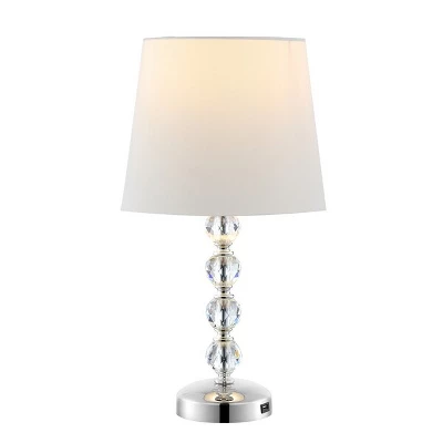Nola Stacked Crystal Ball Lamp - 16 Inch Height - LIT4123 - Safavieh 11 Nola Stacked Crystal Ball Lamp - 16 Inch Height - LIT4123 - Safavieh - Image 9