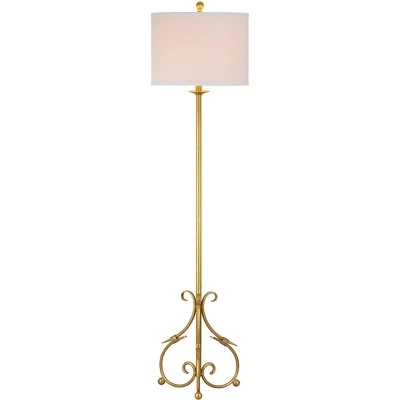 Elisa Baroque Floor Lamp - LIT4346 - Gold - Safavieh 3 Elisa Baroque Floor Lamp - LIT4346 - Gold - Safavieh