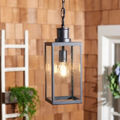 Agni 6" Outdoor Pendant - PLT7015 - Black - Safavieh 5 Agni 6" Outdoor Pendant - PLT7015 - Black - Safavieh - Image 3