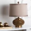 Alexis Gold Beaded Table Lamp - 19 Inch Height - LIT4016 - Taupe - Safavieh