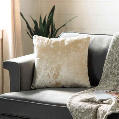 Braidy Pillow - Cream - 18" X 18" - Safavieh 3 Braidy Pillow - Cream - 18" X 18" - Safavieh