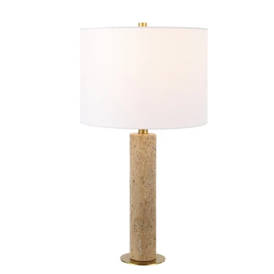 Dara Table Lamp - 25 Inch Height - TBL4570 - Beige - Safavieh 4 Dara Table Lamp - 25 Inch Height - TBL4570 - Beige - Safavieh - Image 2