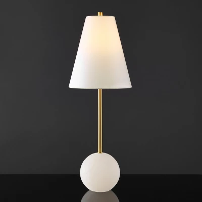 Genesis Alabaster Table Lamp - CTL1062 - Gold/White - Safavieh Couture 3 Genesis Alabaster Table Lamp - CTL1062 - Gold/White - Safavieh Couture