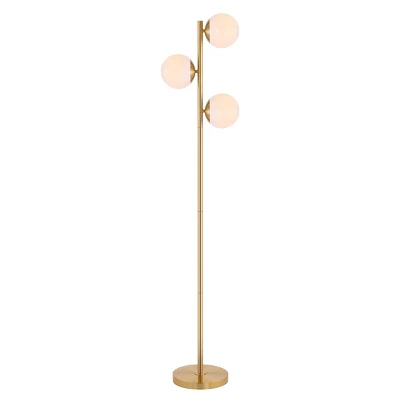 Devlyn 3 Light 62" Floor Lamp - FLL4104 - Gold - Safavieh 3 Devlyn 3 Light 62" Floor Lamp - FLL4104 - Gold - Safavieh