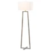 60" Lyell Floor Lamp Nickel (Includes CFL Light Bulb) - Safavieh